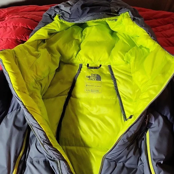 North Face Men's Coronado Down Parka - XL/Grays Summit Series! 800 Pro! - Picture 9 of 11